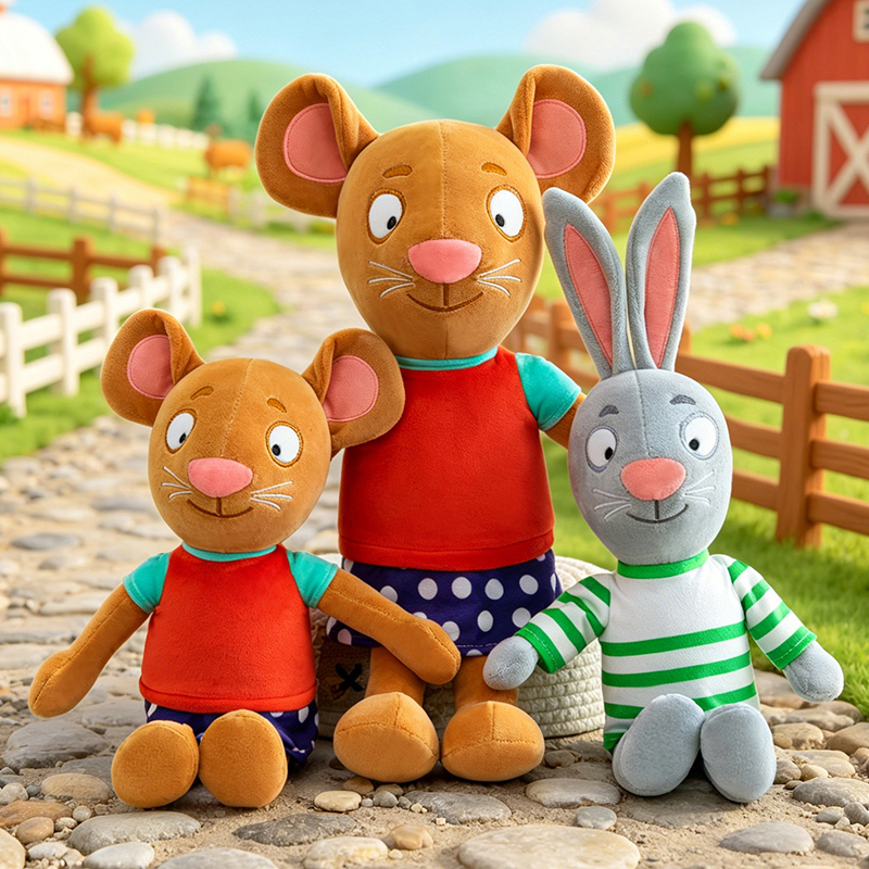 Kids Education Movies - Плюшевые игрушки Kawaii Pip and Posy