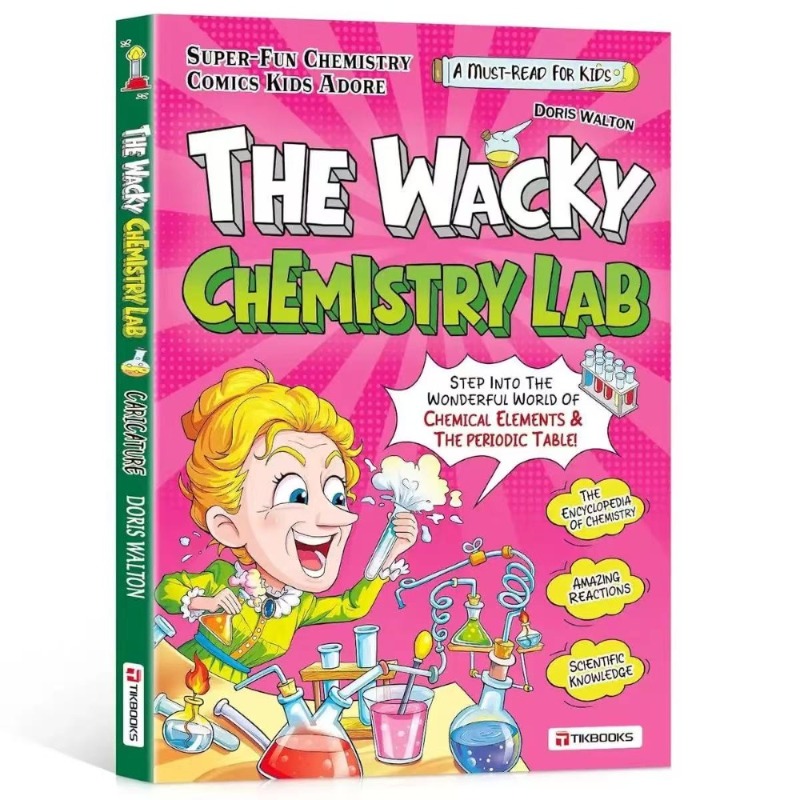 Kids Education Table - Детский комикс «Чудесная химическая лаборатория». STEM-учебник