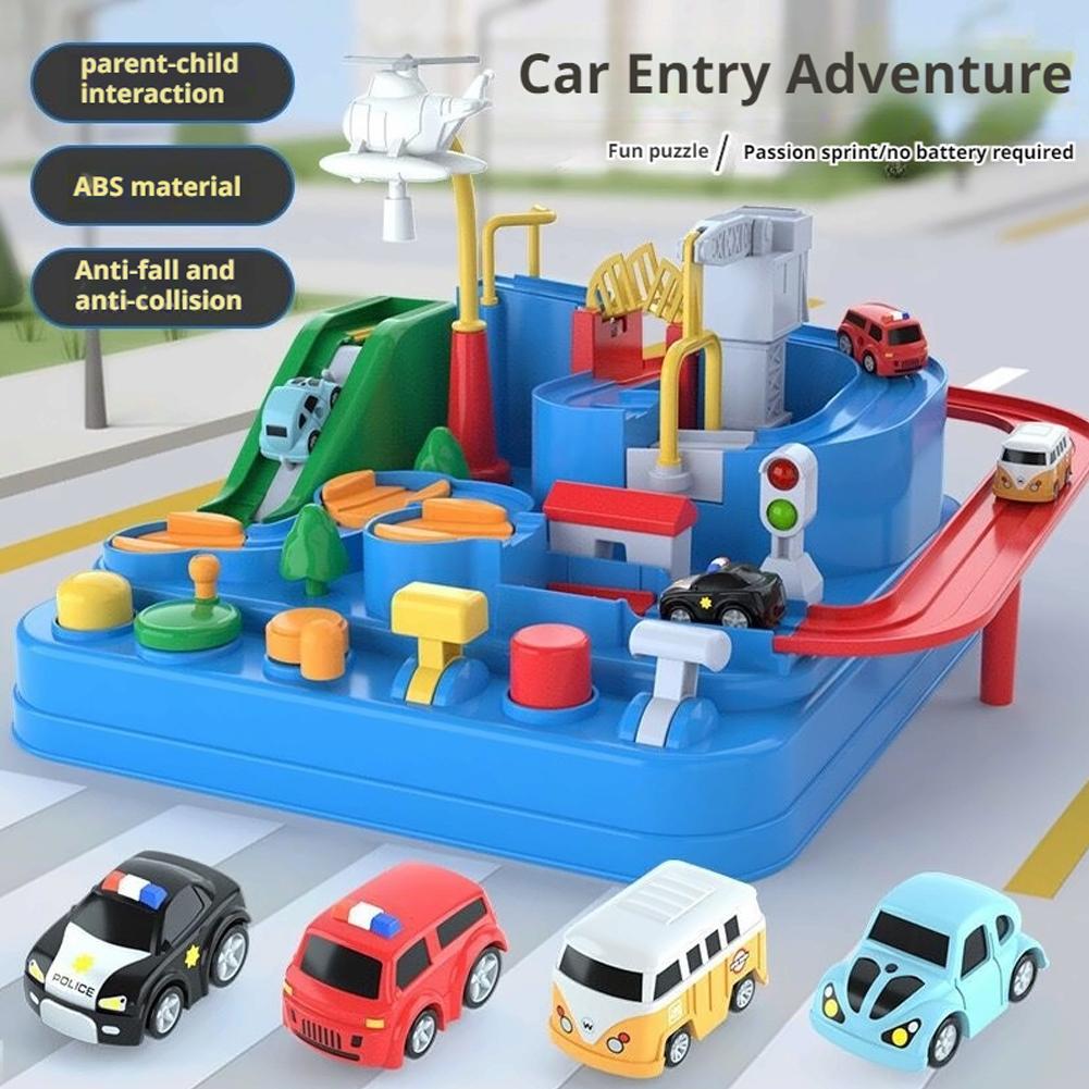 Kids Educational Game - Гоночная модель железнодорожного автомобиля, поезд, дорожка,