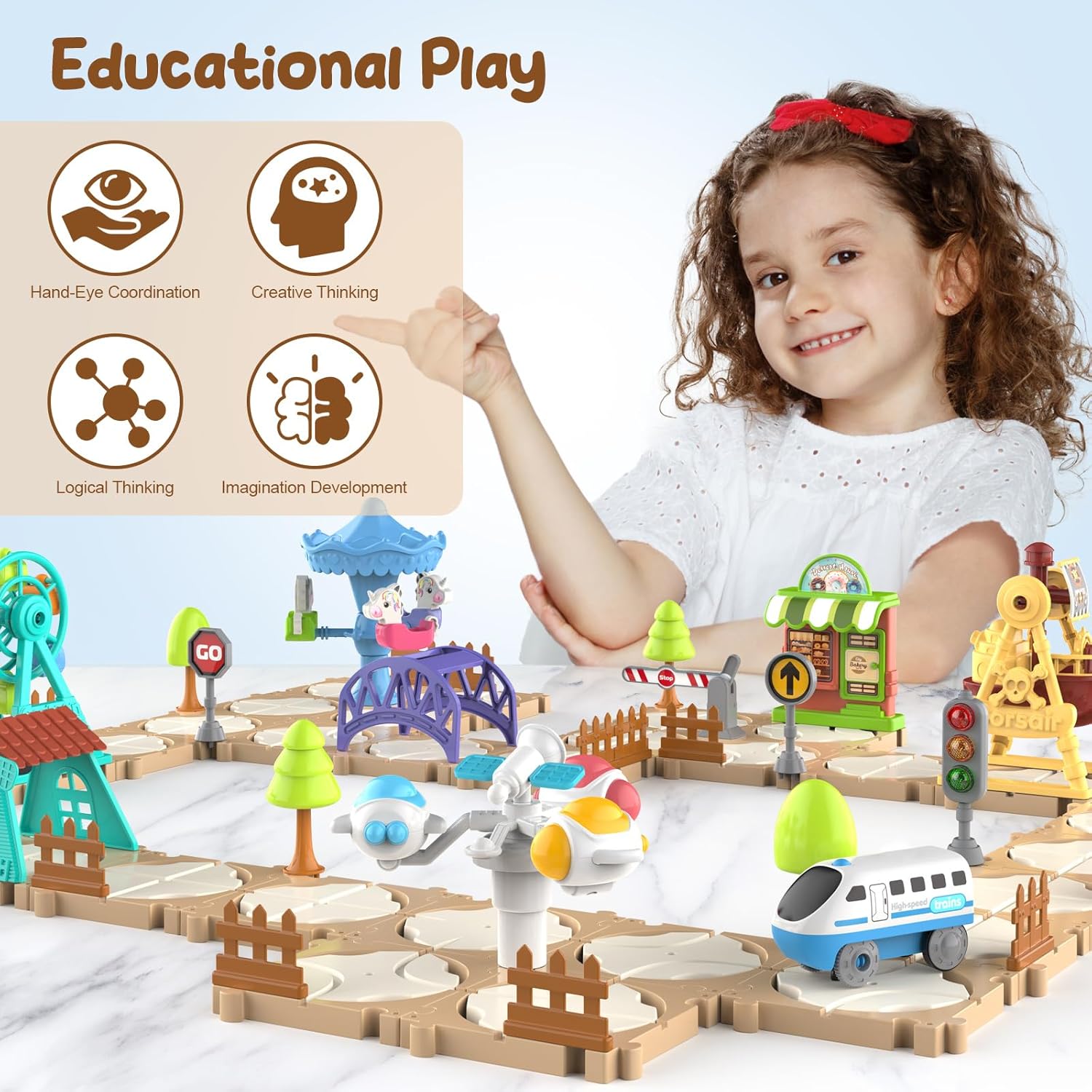 Набор для сборки DIY-трека для – обзор и цена Kids Educational Game