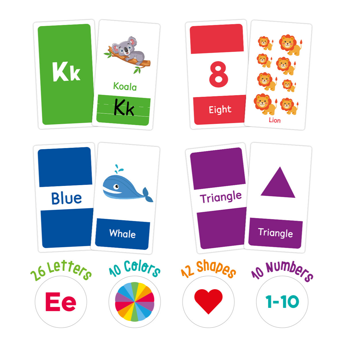 58 шт. карточки с алфавитом AB – обзор и цена Kids Educational Game