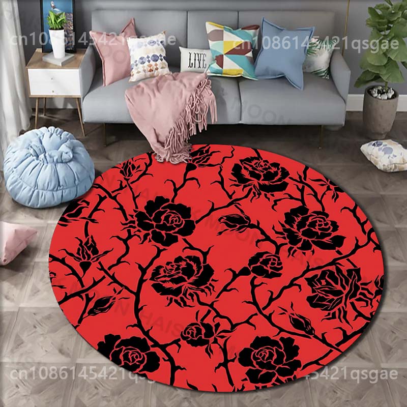 Круглый ковер с принтом черных – обзор и цена Multiplication Table Mat