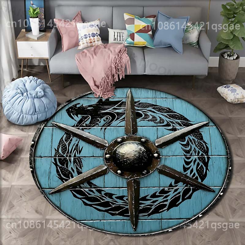 Круглый ковер с принтом синего – обзор и цена Multiplication Table Mat