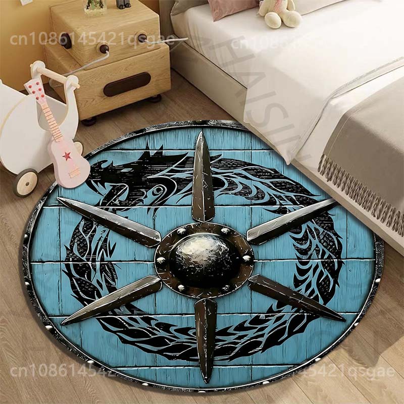 Круглый ковер с принтом синего – обзор и цена Multiplication Table Mat