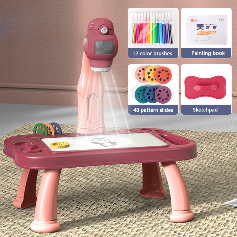 Умный проектор, набор для рисо – обзор и цена Kids Education Table