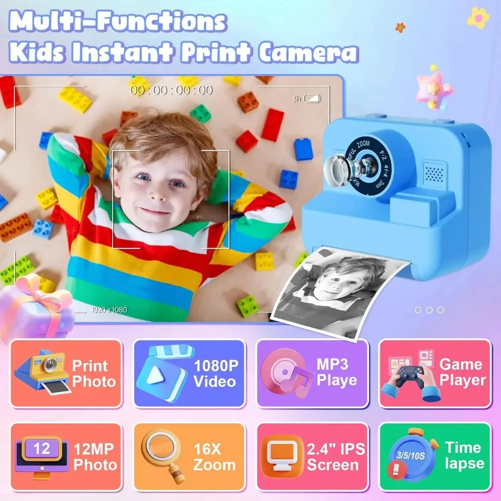 Детская камера мгновенная печа – обзор и цена Kids Education Images